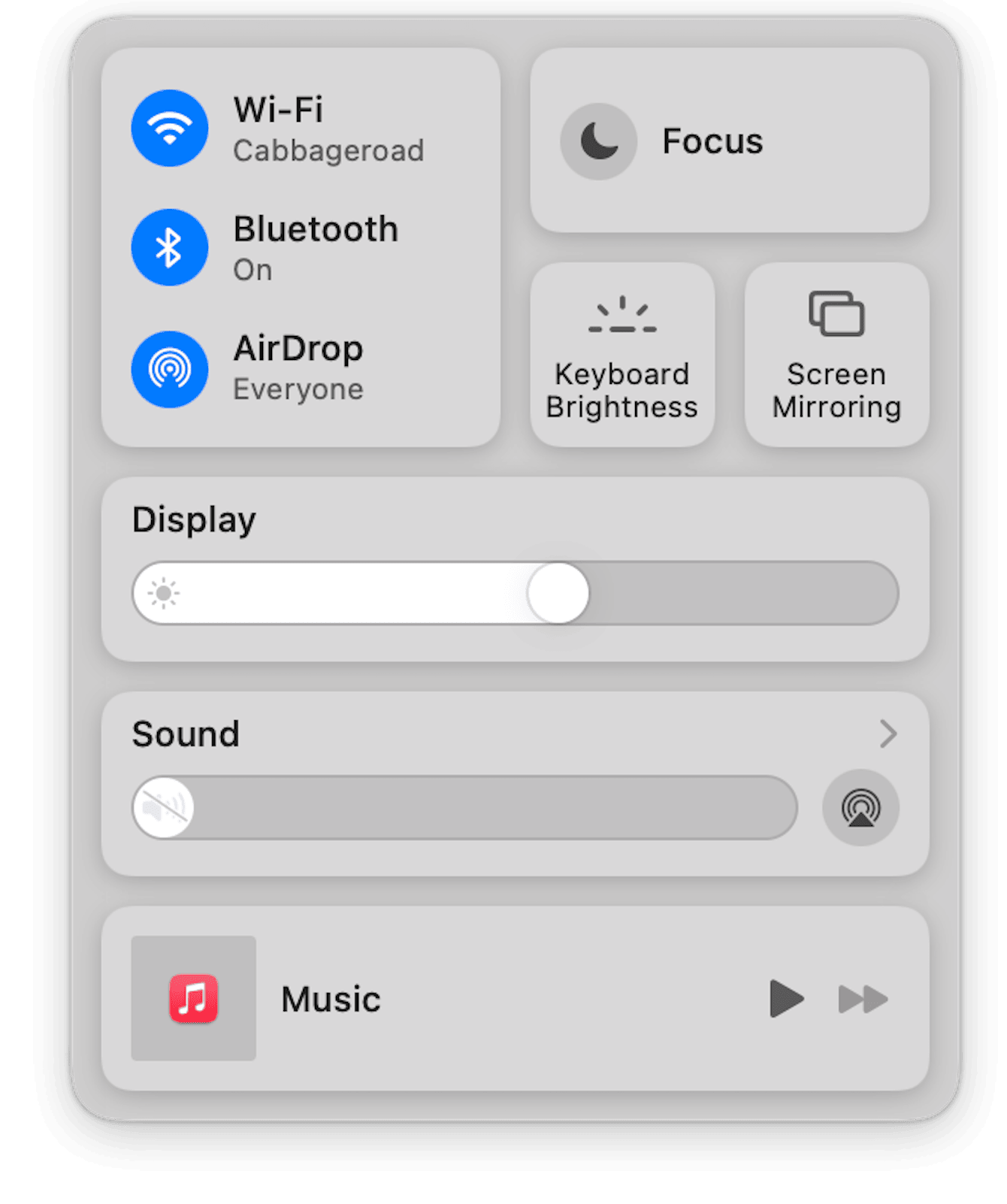 macbook sound control